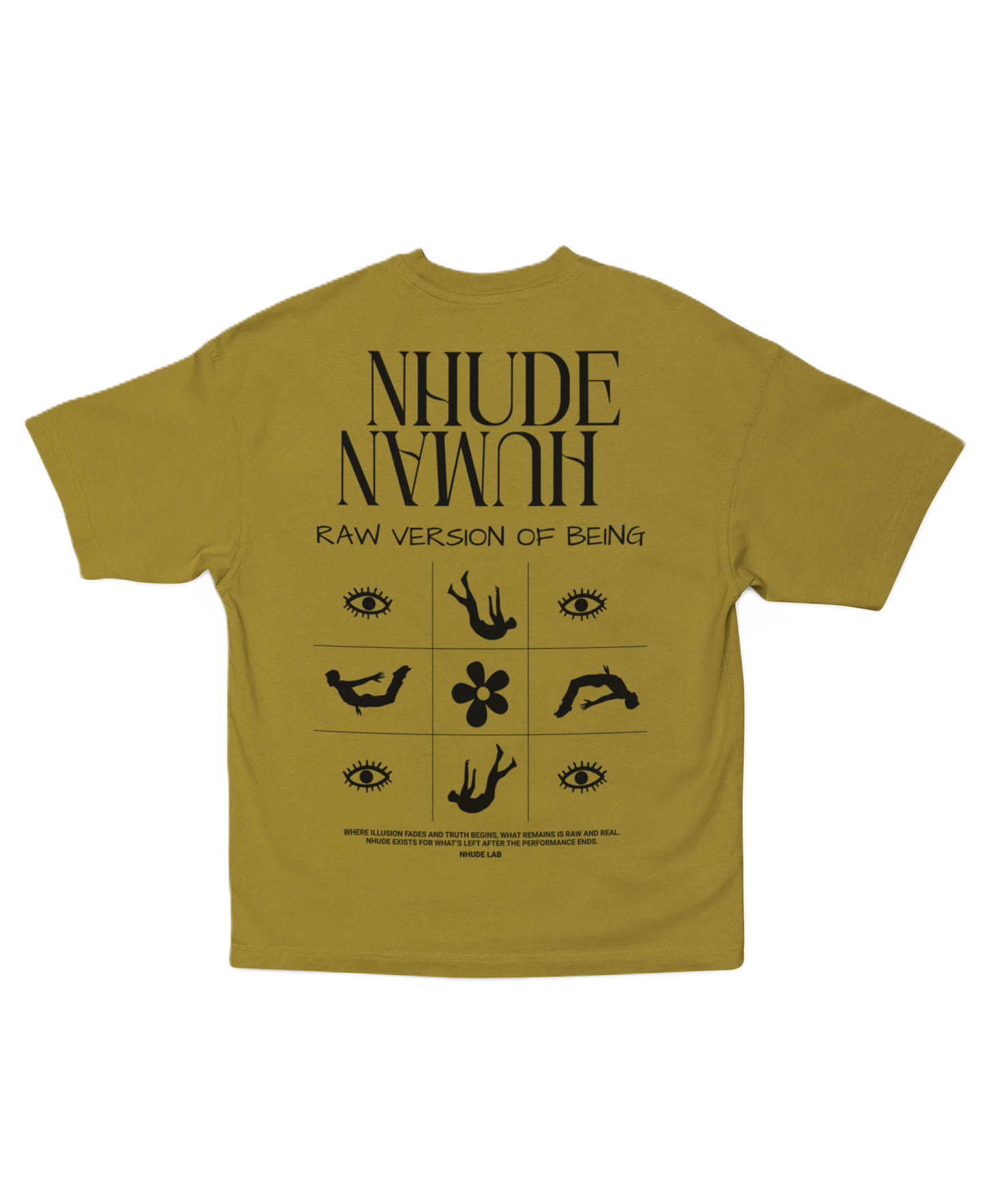 NHUDE HUMAN OVERSIZED TSHIRT